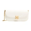 Alexander Mcqueen Skull Flower Small Crossbody Bag In White