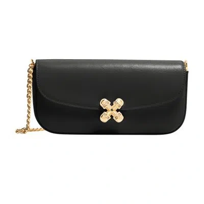 ALEXANDER MCQUEEN SKULL FLOWER SMALL CROSSBODY BAG