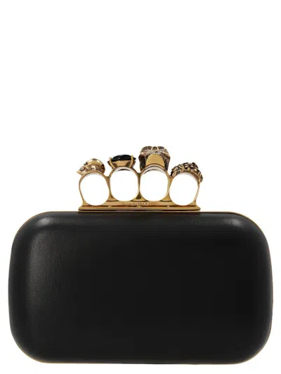 Alexander Mcqueen 'skull Four Ring' Clutch