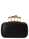 Alexander Mcqueen Skull Four Ring Embellished Clutch