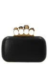 Alexander Mcqueen Alexander Mc Queen Knuckle Chain Clutch In Black