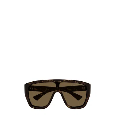 Alexander Mcqueen Skull Hinge Shield-frame Sunglasses In Black