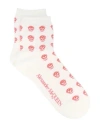 Alexander Mcqueen Skull-intarsia Ankle Socks In Fantasy