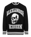 Alexander Mcqueen Alexander Mc Queen Skull Sweater In Black