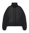 Alexander Mcqueen Quilted Jacket With High Collar And Pockets In Black