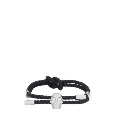 Alexander Mcqueen Skull Leather Bracelet