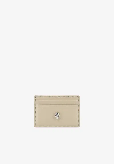 ALEXANDER MCQUEEN SKULL LEATHER CARDHOLDER