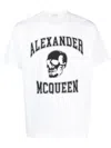 Alexander Mcqueen Alexander Mc Queen Skull Logo T Shirt In White
