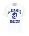 Alexander Mcqueen T-shirt Varsity In White