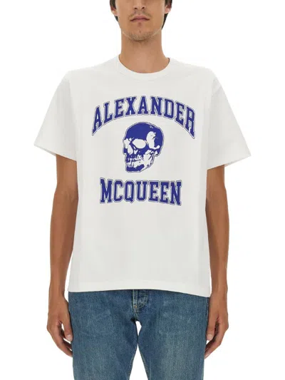 ALEXANDER MCQUEEN ALEXANDER MCQUEEN SKULL LOGO T-SHIRT
