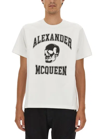 ALEXANDER MCQUEEN ALEXANDER MCQUEEN SKULL LOGO T-SHIRT