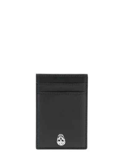 Alexander Mcqueen Skull Magnetic Card Holder