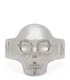 Alexander Mcqueen Skull Mcqueen Ring In Neutral