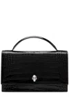 Alexander Mcqueen Skull Medium Handbag In Black