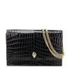 Alexander Mcqueen Skull Medium Shoulder Bag In Black