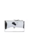 Alexander Mcqueen Small Skull Card Holder In Silver