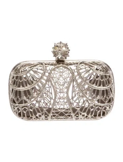 Pre-owned Alexander Mcqueen Skull Minaudière