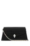 Alexander Mcqueen Mcqueen Mini Bag In Croc-effect Calfskin Leather With Skull
