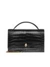Alexander Mcqueen Alexander Mc Queen Skull Medium Leather Shoudler Bag In Black