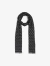 Alexander Mcqueen Skull Monogram Scarf In Multi
