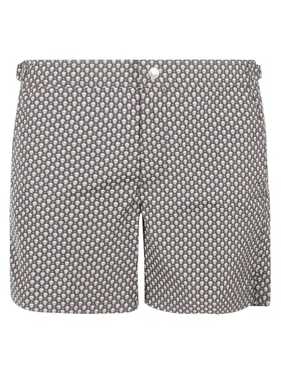 ALEXANDER MCQUEEN SKULL MOTIF BUTTONED SHORTS