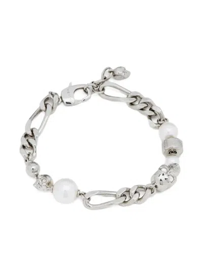 ALEXANDER MCQUEEN SKULL-MOTIF CHAIN BRACELET