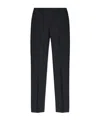 Alexander Mcqueen Skull Motif Tailored Trousers In Black