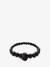 Alexander Mcqueen Alexandar Mcqueen Skull Ball Bracelet In Black