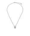 Alexander Mcqueen Skull Necklace In Gray