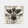Alexander Mcqueen Skull Orchid Scarf In Beige