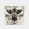 Alexander Mcqueen Skull Orchid Scarf In Beige