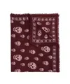 Alexander Mcqueen Skull Pattern Scarf