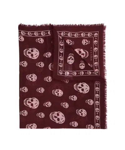 Alexander Mcqueen Skull Pattern Scarf
