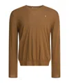 Alexander Mcqueen Skull Pattern Sweater Knitwear Beige In Brown
