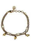 ALEXANDER MCQUEEN SKULL PEARL BRACELET