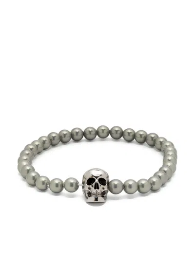 ALEXANDER MCQUEEN SKULL PEARL BRACELET