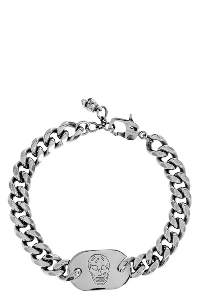 ALEXANDER MCQUEEN 'SKULL PLATE' BRACELET
