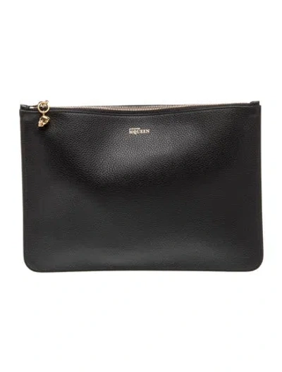 Pre-owned Alexander Mcqueen Skull Portfolio W/ Tags In Black