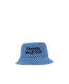 Alexander Mcqueen Skull-print Bucket Hat In Blue