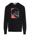 Alexander Mcqueen Alexander Mc Queen Sweatshirt With Embroidered Logo In Black