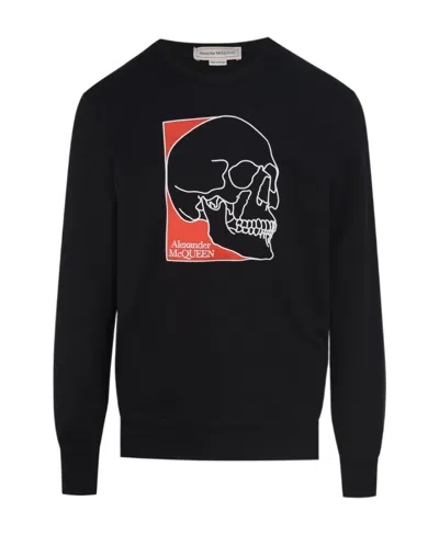 ALEXANDER MCQUEEN ALEXANDER MCQUEEN GRAPHIC PRINTED CREWNECK SWEATSHIRT