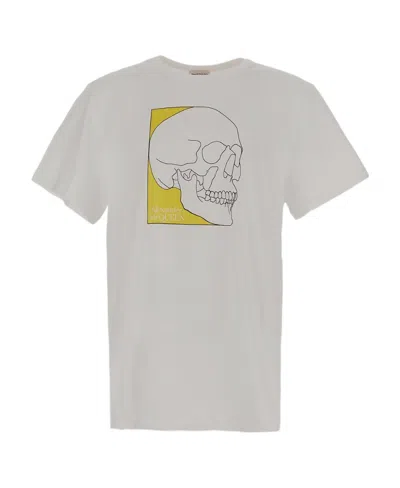 ALEXANDER MCQUEEN ALEXANDER MCQUEEN GRAPHIC PRINTED CREWNECK T-SHIRT