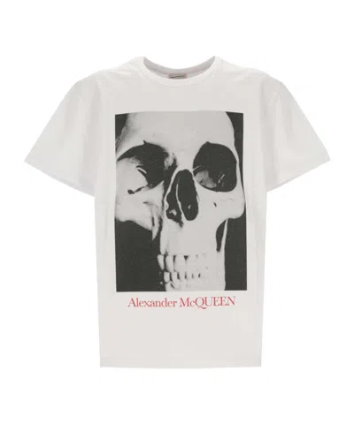ALEXANDER MCQUEEN ALEXANDER MCQUEEN SKULL PRINTED CREWNECK T-SHIRT