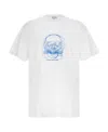 Alexander Mcqueen Skull-print Cotton T-shirt In White