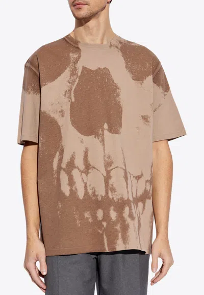 ALEXANDER MCQUEEN SKULL-PRINT CREWNECK T-SHIRT