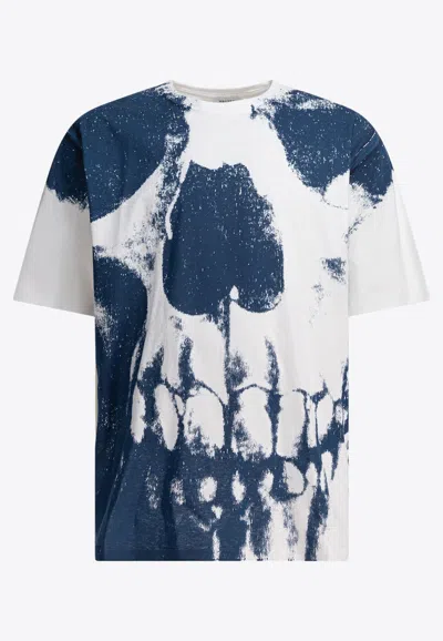 ALEXANDER MCQUEEN SKULL PRINT CREWNECK T-SHIRT