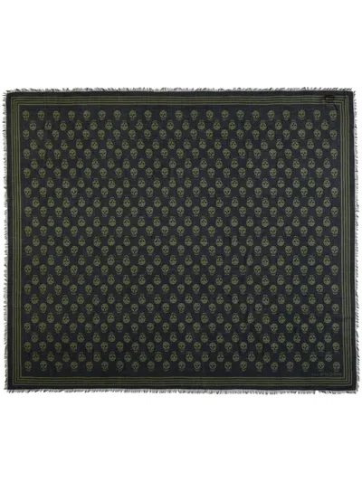 Alexander Mcqueen Alexander Mc Queen Skull Biker Scarf In Black