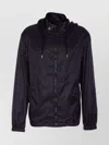 Alexander Mcqueen Skull Print Hooded Jacket In Blue