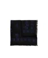 Alexander Mcqueen Alexander Mc Queen Biker Skull Silk Blend Scarf In Black