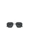 Alexander Mcqueen Skull-print Pilot-frame Sunglasses In Black
